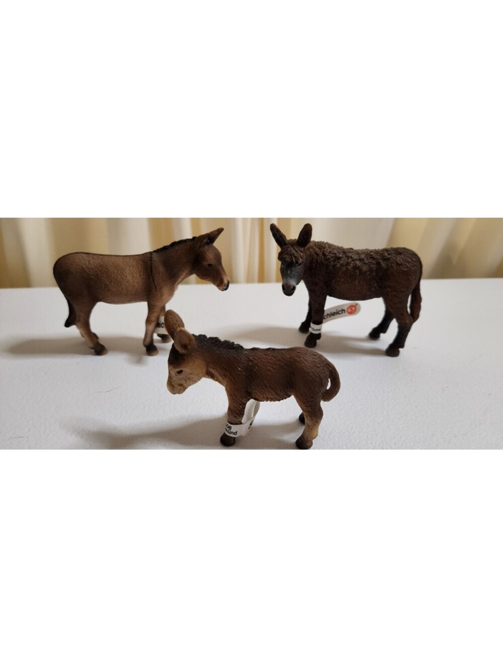 Schleich donkey miniatures set